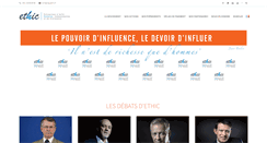 Desktop Screenshot of ethic.fr