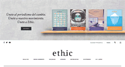 Desktop Screenshot of ethic.es